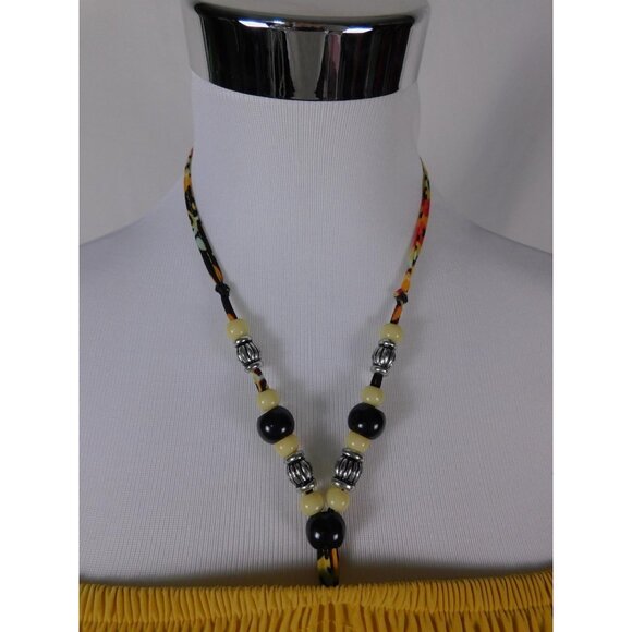 Jennifer Lauren Plus Yellow Pink Boho Strapless Maxi 2X Beaded Halter Excellent - Picture 4 of 11